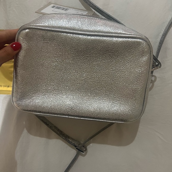 GOLDEN GOOSE SILVER METALLIC CROSSBODY - Picture 6 of 9